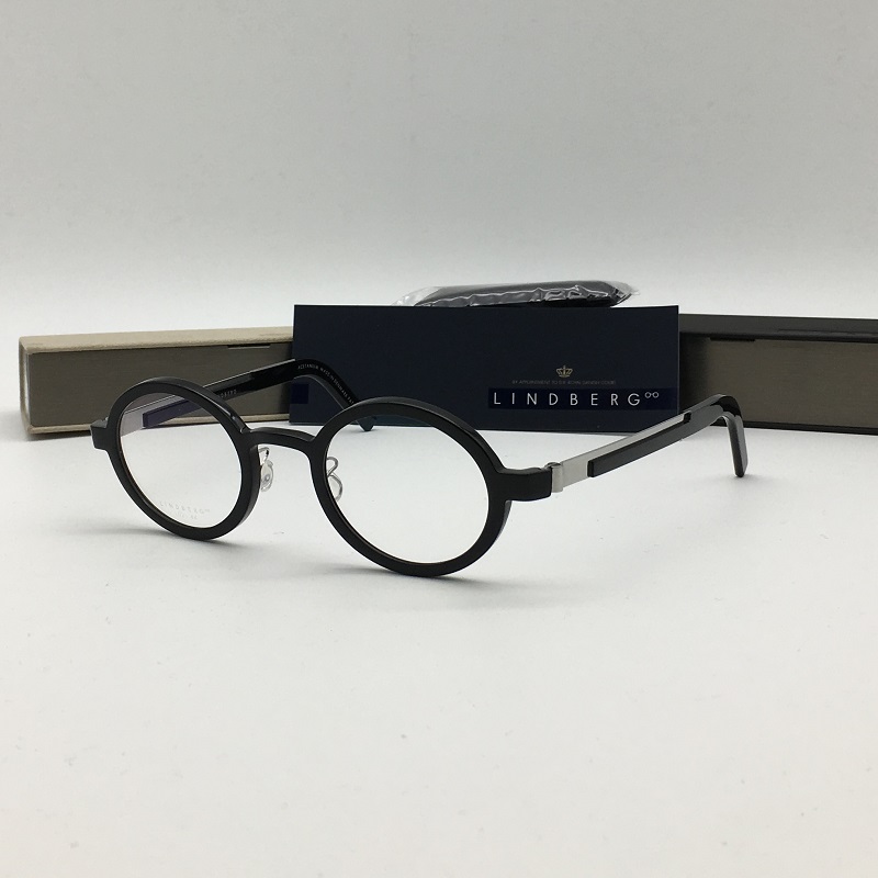 复古圆形钛架超轻lindberg近视眼镜架男女1021林德伯格光学眼镜框_7折
