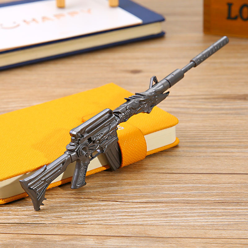 萌湃韩国文具穿越火线系列波音步枪中性笔 武器笔水笔0.38mm 黑芯