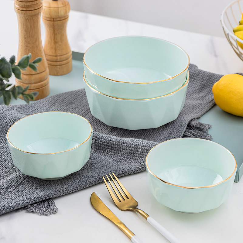 Is rhyme blue glaze ipads porcelain jingdezhen ceramic tableware bowl bowl up phnom penh creative anise rainbow such as bowl Chinese rice bowls