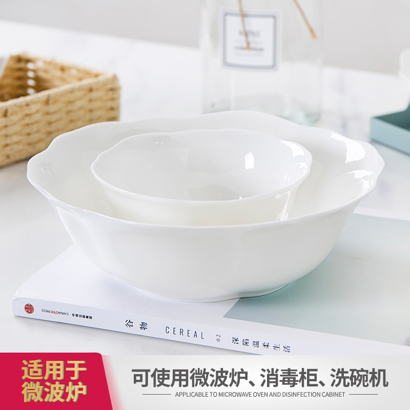 Single white ipads China bowl bowls hotel with ceramic bowl with a large mercifully rainbow such as bowl bowl of soup pot is grim side dishes