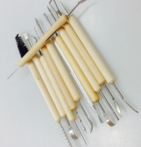 Mud House pottery clay texture tools 11 sets of parent-child diy hand-made porcelain