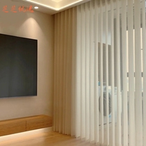 Vertical Shutter Yarn Curtain Mesh Red Dreamy Curtain Covets Free Dimmable Electric Yarn Curtain Soft Shade 2021 New