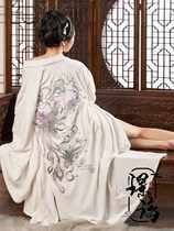 Glazed original national wind Heavy work embroidered with ancient wind double-sided suede Chinese wedding bridal bridal gown pajamas