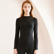 Duvet Warm Underwear Womens Autumn Winter High Collar Rou Tattooed Undershirt Fever and Anti-cold Long Sleeves Spring Autumn Clothes Outside
