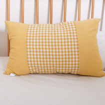 Simple pure cotton Japanese-style standard adult pillow washable cotton three-dimensional neck pillow Home bedroom student pillow special offer