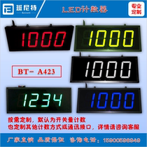 Production line counter production counting Kanban LED large screen counter LED counting display