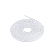 2GT-6 synchronous belt polyurethane white black 10mm opening PU transmission 3D printer accessories steel wire strap