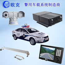 The in-vehicle pan tilt camera 4G vehicle monitoring system is sleeved 2 million wireless network vehicle NVR video system