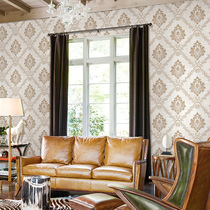 European wall retro seamless bedroom modern simple high-end living room background wall thickness waterproof linen cloth