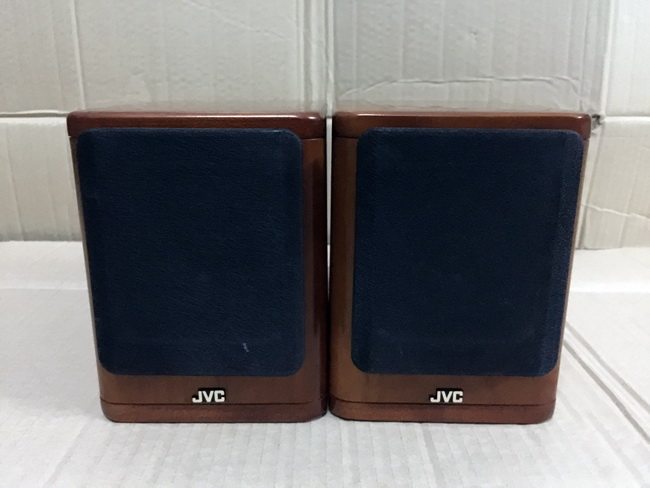 日本原装二手jvc/胜利 ux2000 全频实木小桌面书架音箱