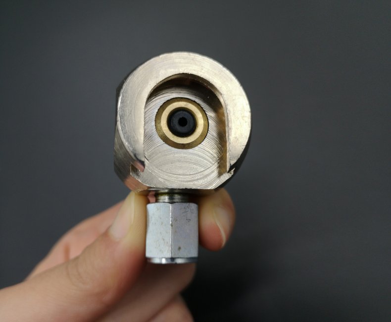 【圣马】平扣式油枪油嘴 22mm平头油嘴枪头 黄油枪加油嘴 din3404