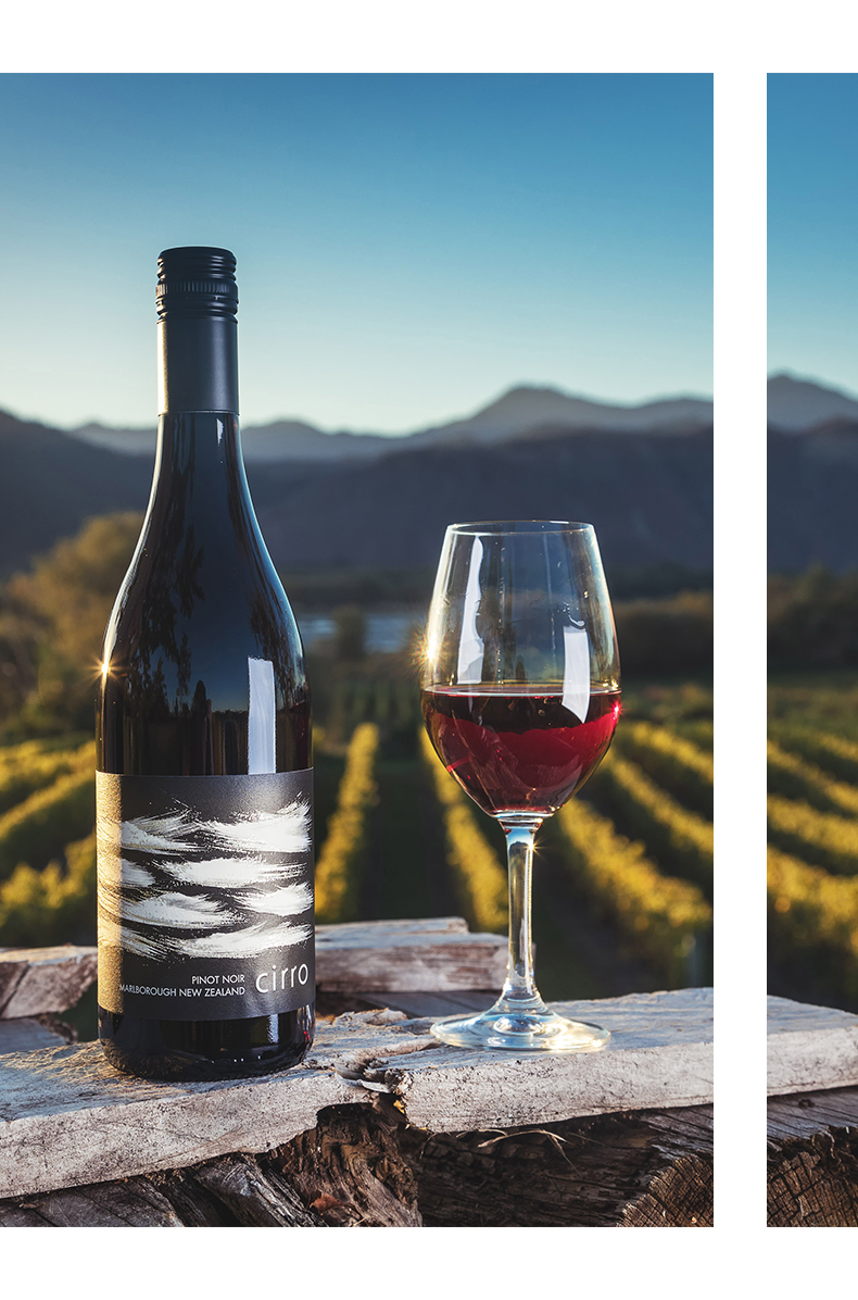 新西兰葡萄酒黑皮诺干红果味细腻浓郁pinotnoir新世界卷云