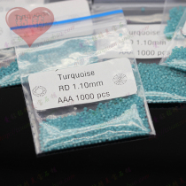 Round tip bottom nano green pine nude stone can be slightly inlaid with wax inlaid stone high temperature resistant naked diamond ornament jewellery DIY