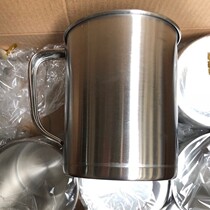 Real stainless steel cup drink tea wash househousehold household household cylinder dormitory student mouth wash cup