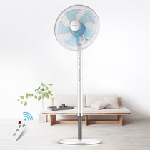 Brand 16-inch electric fan home landing desktop light sound vertical remote control timing shaking head dormitory floor fan