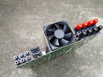 Dismantling 12-tube power amplifier board for removing parts