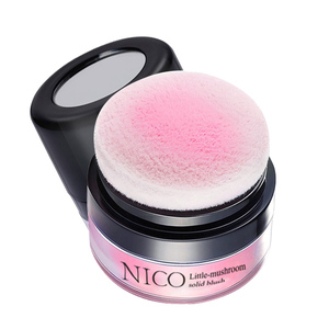 Nico腮红裸妆自然保湿提亮肤色高光持久修容胭脂膏彩妆控油定妆粉
