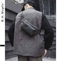 BOMaple Waterproof Cycling Backpack Mens Chest Bag Cross Body Bag Tide Brand Shoulder Bag 2021 New Trendy Belt Bag