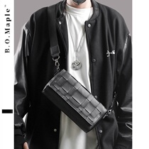 BOMaple 2022 new mens diagonal satchel with single shoulder small square bag 100 hitch card advanced senses day ensemble bag mens bag