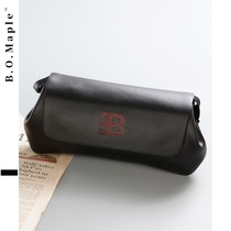 BOMaple Mens Handbag Genuine Leather Tide Brand 2022 New Soft Leather Clutch Large Capacity Fashion Casual Wallet
