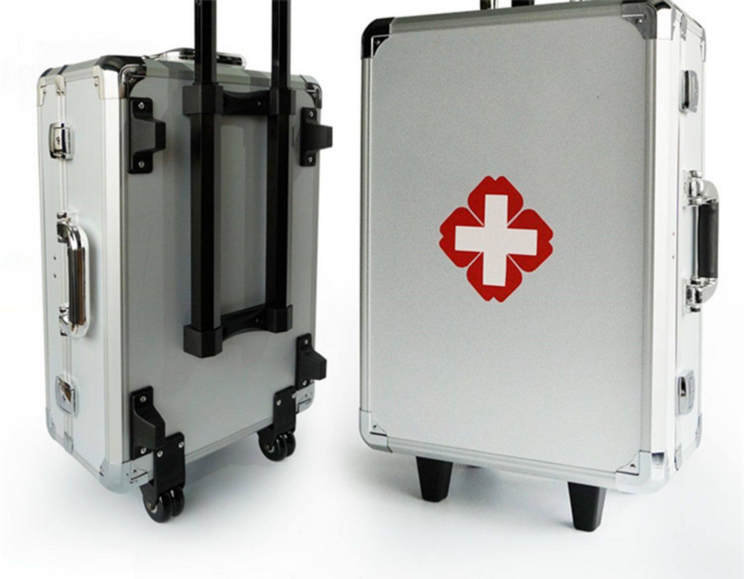 特大拉杆急救箱包家庭综合120出诊箱铝合金户外药箱套装中国大陆