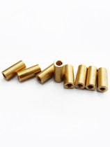 M1 6*7 brass round double-way copper stud through hole glossy copper column nut nut nut screw nut custom copper column