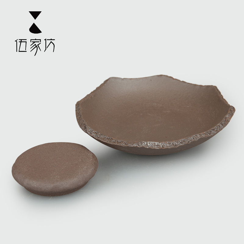 The Wu family fang bl 57 coarse ceramic bearing dry mercifully tea tray lid holder base it mat ship a pot of tea tray of restoring ancient ways