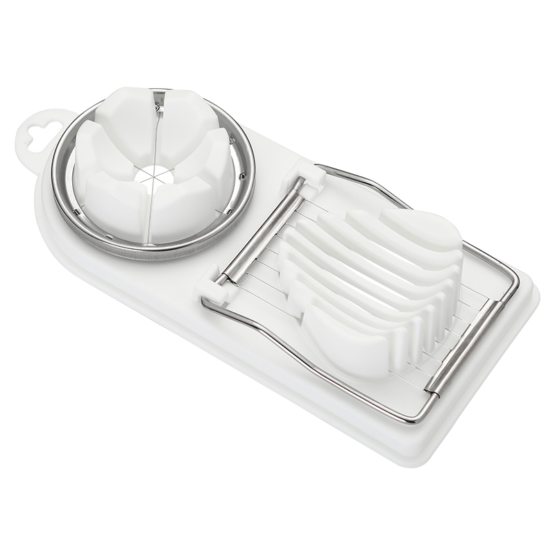 multifunctional household egg cutter, egg cutter, stainless steel manual egg slicer, egg peeler