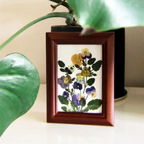 Handmade plant Escorted Flower Painting Specimen Decoration Painting Creative Pendulum with Girlfriend Gift Gift