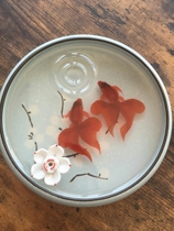 3d resin Goldfish three-dimensional resin painting East travel notes aromatherapy plate ripples creative ornaments wedding gift