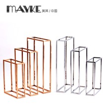 Custom creative shoe rack Window display props Silk scarf tie rack Belt rack Stainless steel jewelry frame