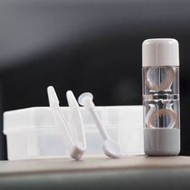 HOT portable OK lens glasses case Small mini simple cute companion double corneal shaping mirror rgp storage