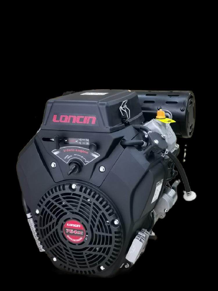 隆鑫发动机双缸2v80fd764cc18/19kw30马力高压清洗机船用25.4mm