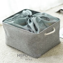 Cotton quilt storage box clothes storage box wardrobe finishing box folding glove box dormitory home thickened storage basket
