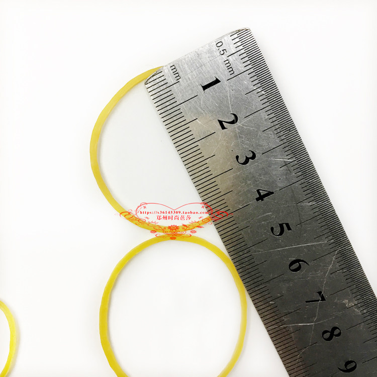 黄色橡胶皮筋 直径3.8厘米越南耐高温橡胶圈 弹性好不易断 批发
