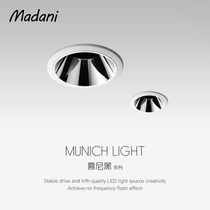 Embedded led spotlight anti-glare painting wall washer hanging painting 7w10w Villa downlight Gallery shooting no main lamp