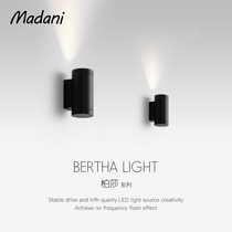 Outdoor led waterproof wall lamp balcony terrace garden aisle wall lamp modern simple courtyard door front exterior wall light