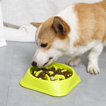 Kokie anti-choking bowl Puppy Slow Food Stop Food Bowl Cat Dog Eating Basin Teddy Boomei Bears Dog Rice Bowl dog Bowl Dog Rice Bowl