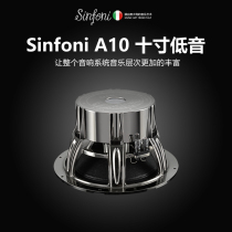 sinfoni car sound retrofit suit A10 10 inch double voice coil passive ultra-low sound gun