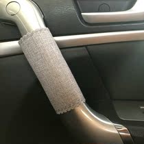 Custom car door inner armrest cover Fabric pull gloves Door handle gloves protective cover h6 door handle cover modified decoration
