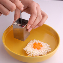 High quality stainless steel chrysanthemum tofu knife mold tofu shredded mold creative plate decoration Venus tofu mold