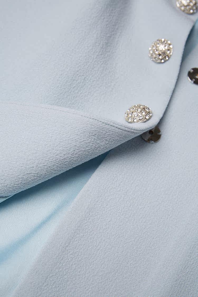 【19秋冬】adoritz/阿朵丽兹 绉纱羊毛气质减龄显瘦中长款女士风衣不