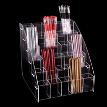 Pen holder Acrylic pen holder stationery shop pen holder storage box pencil ballpoint pen gel pencil eyebrow pencil display rack