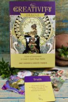 creativity oracle visions of enchantment creativity card book with card