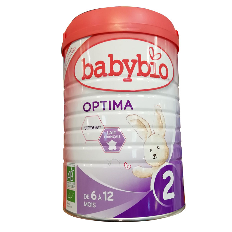 代购6罐包邮 法国 babybio伴宝乐绿色近母乳奶粉2段 不含棕榈油 新版