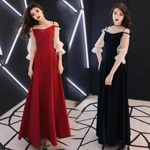 The new winter wedding gown long thin one-shoulder fashion woman 