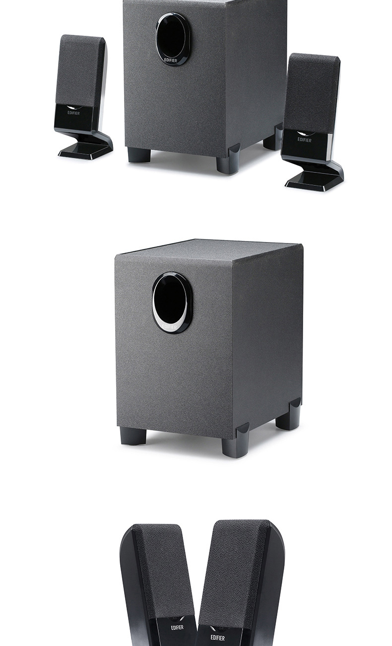 edifier/漫步者 r101t06多媒体笔记本音箱2.1低音炮台式电脑音响