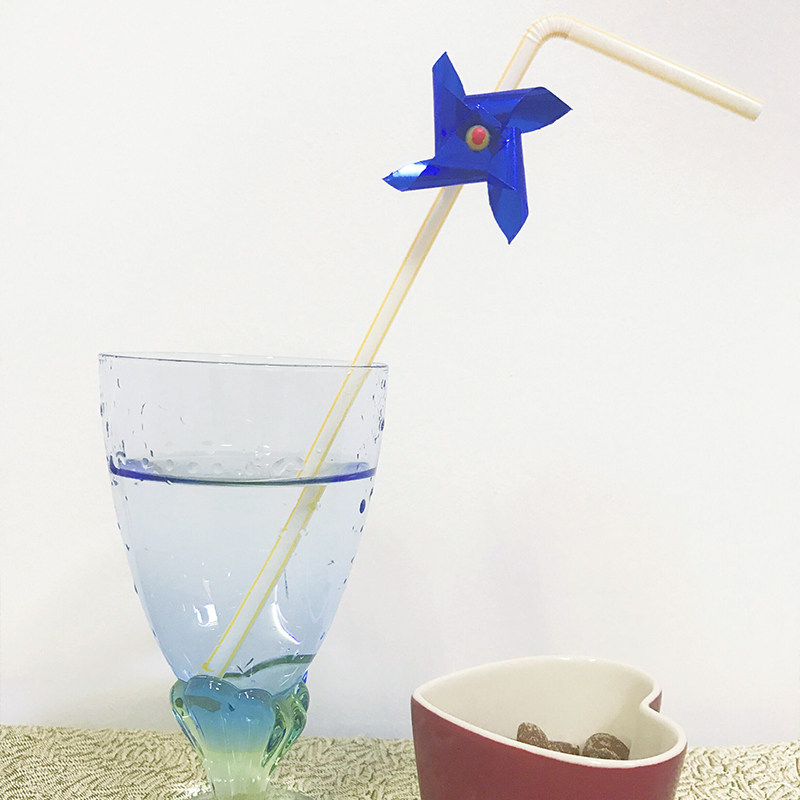 一次性吸管风车吸管酒吧甜品店奶茶果汁饮料吸管创意吸管派对用品