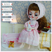 Blythe small cloth doll BJD6 points OB11 baby clothes material bag dream time series tutorial baby clothes pattern