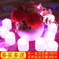 Electronic candle light Romantic birthday surprise decoration creative net celebrity room scene Hotel couple ceremony sense